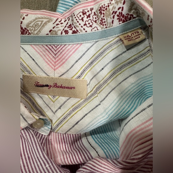 Tommy Bahama Long Sleeve button down shirt SIZE XXLarge - Picture 5 of 5